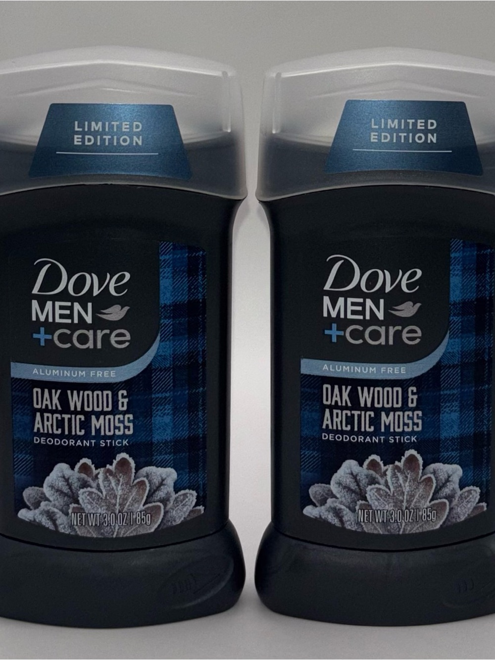 Dove Men+Care Oak Wood & Arctic Moss Deodorant Set of 2 NEW Discontinued